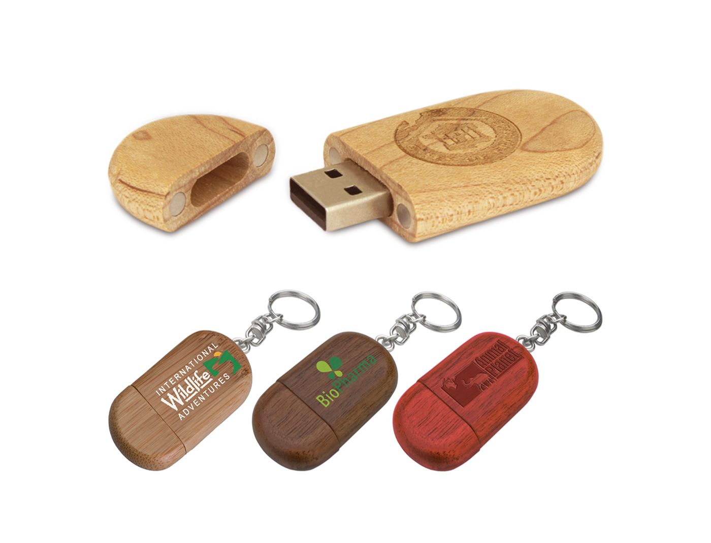 USB Wood Galet