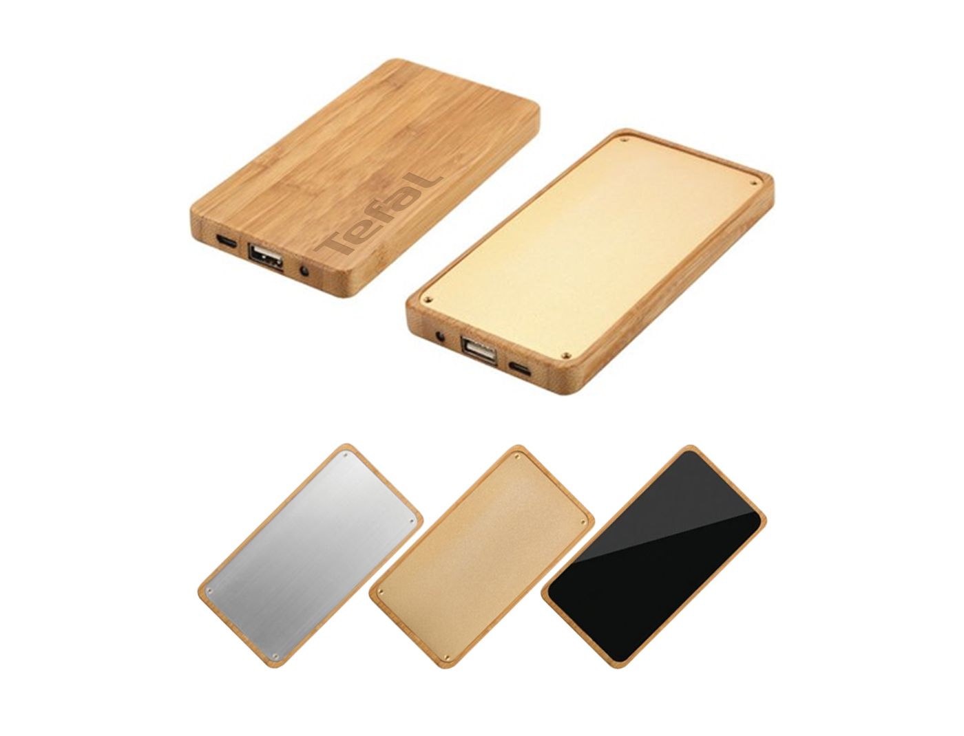 Powerbank Wood Design