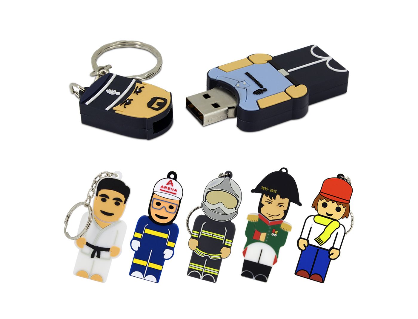 USB PVC People Shape