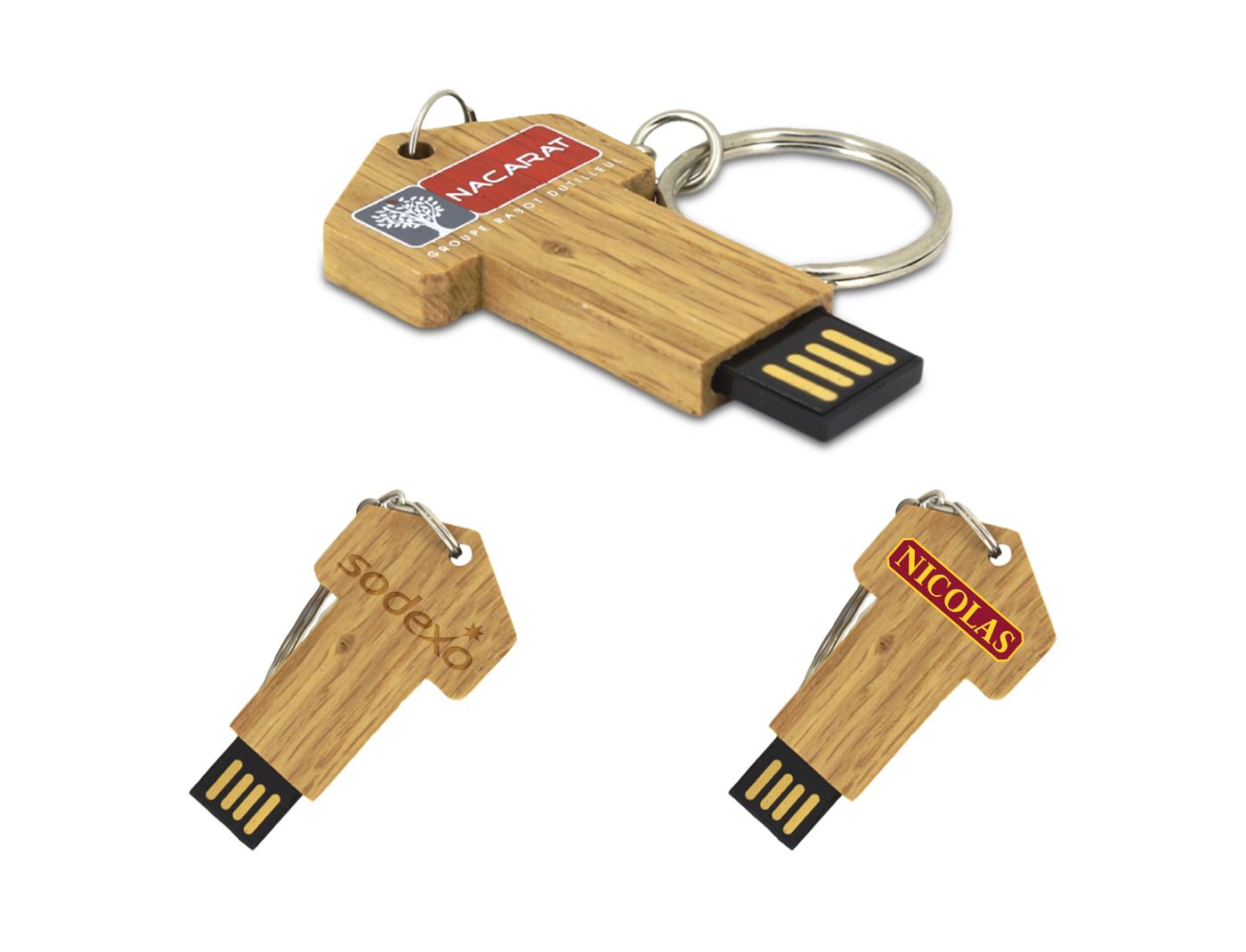 USB Wood Key